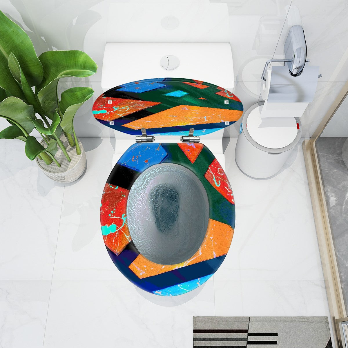 Gavin Scott Universal Toilet Seat w/Matching Soft-close Lid