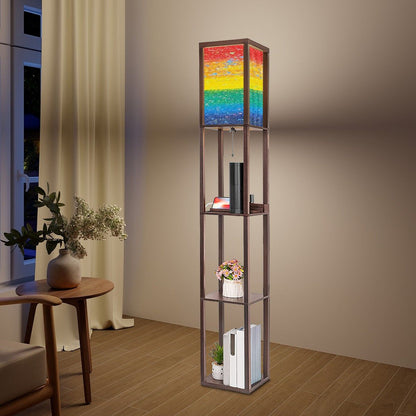 Gavin Scott PRIDE Floor Lamp with Shelves (2 Colors)