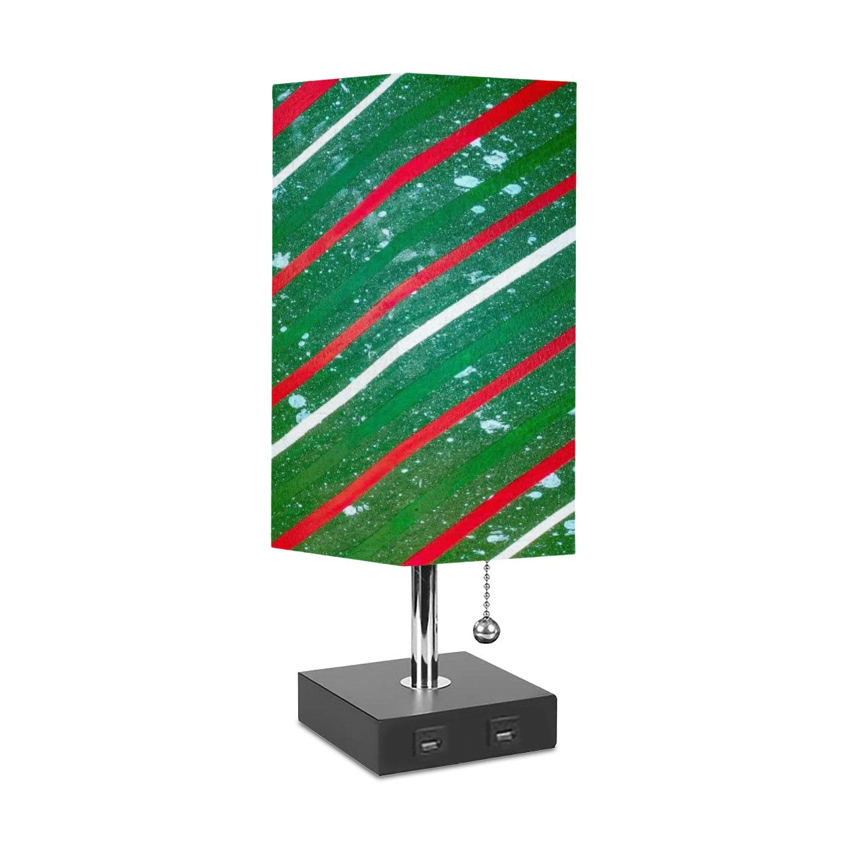 Gavin Scott Square Table Lamp with two USB Ports