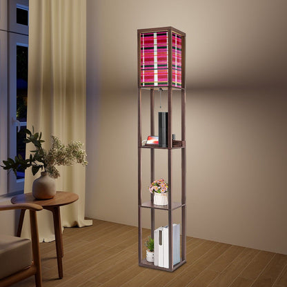 Gavin Scott Floor Lamp with Shelves (2 Colors)