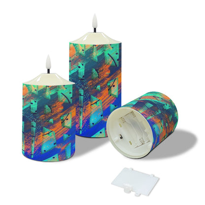 Gavin Scott Flameless Candles w/Remote (Set of 3)