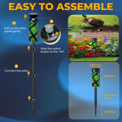 Gavin Scott Adjustable Outdoor Solar Lights (set of 4)