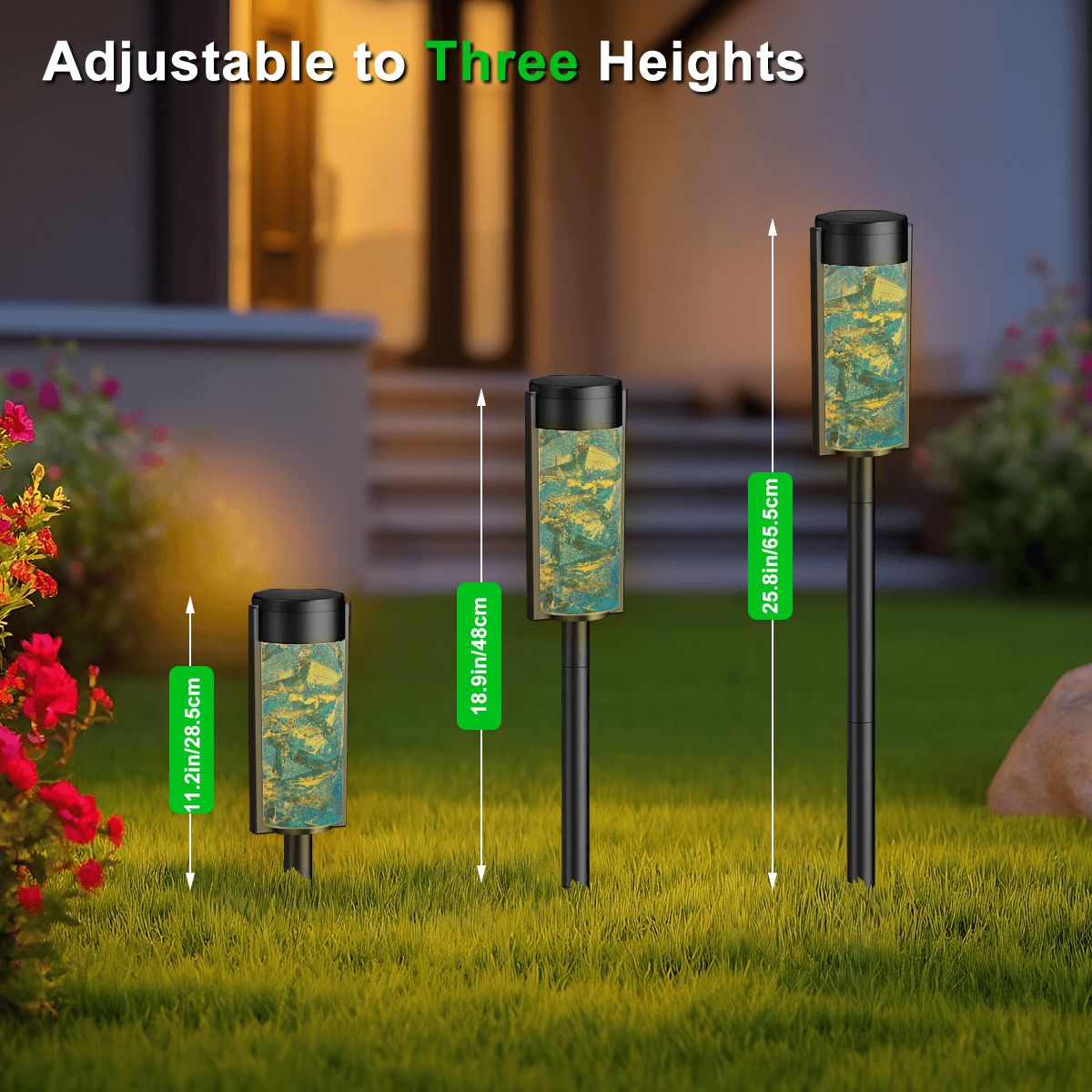 Gavin Scott Adjustable Outdoor Solar Lights (set of 4)