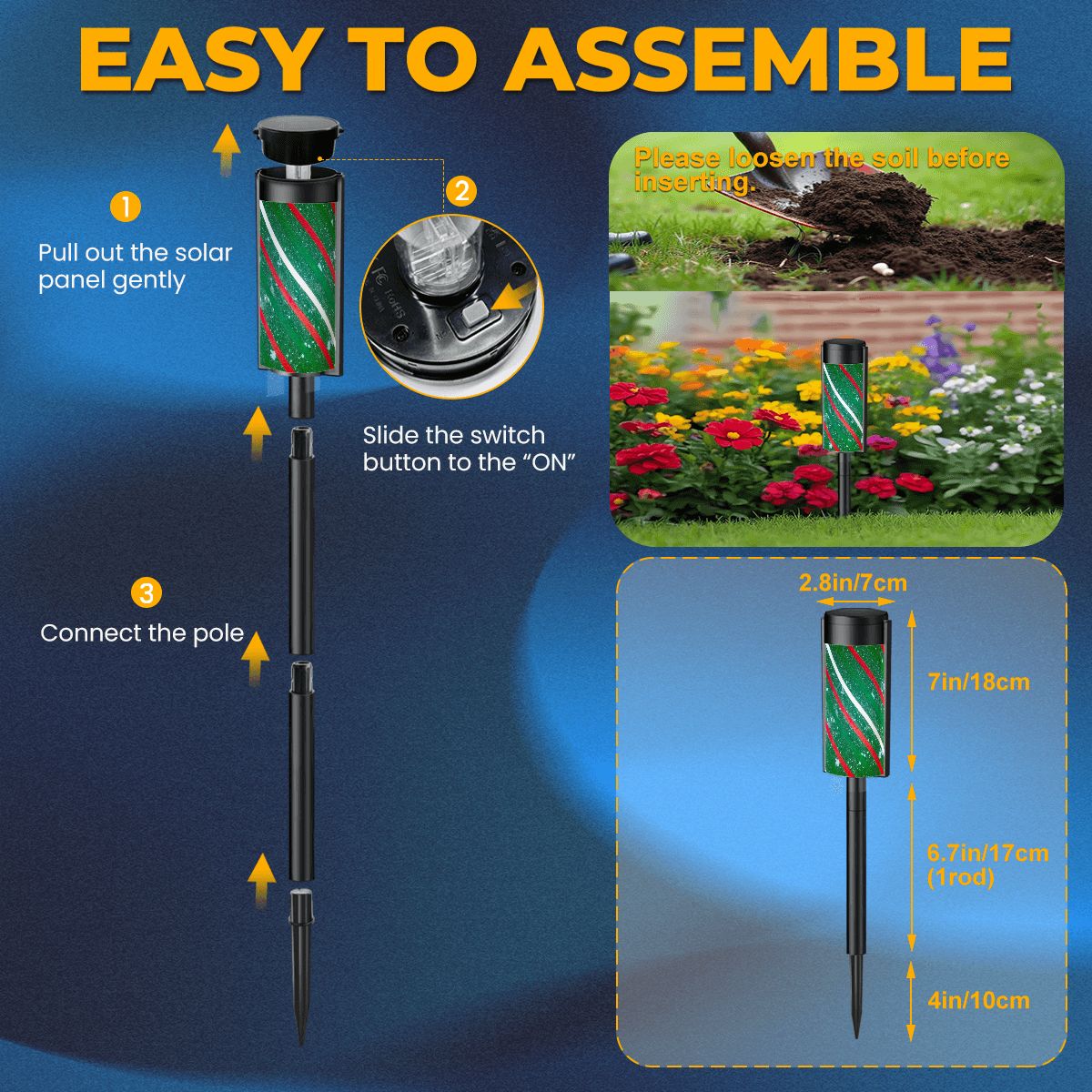 Gavin Scott Adjustable Outdoor Solar Lights (set of 4)