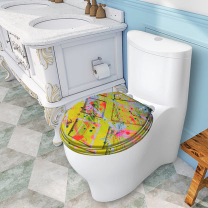 Gavin Scott Universal Toilet Seat w/Matching Soft-close Lid