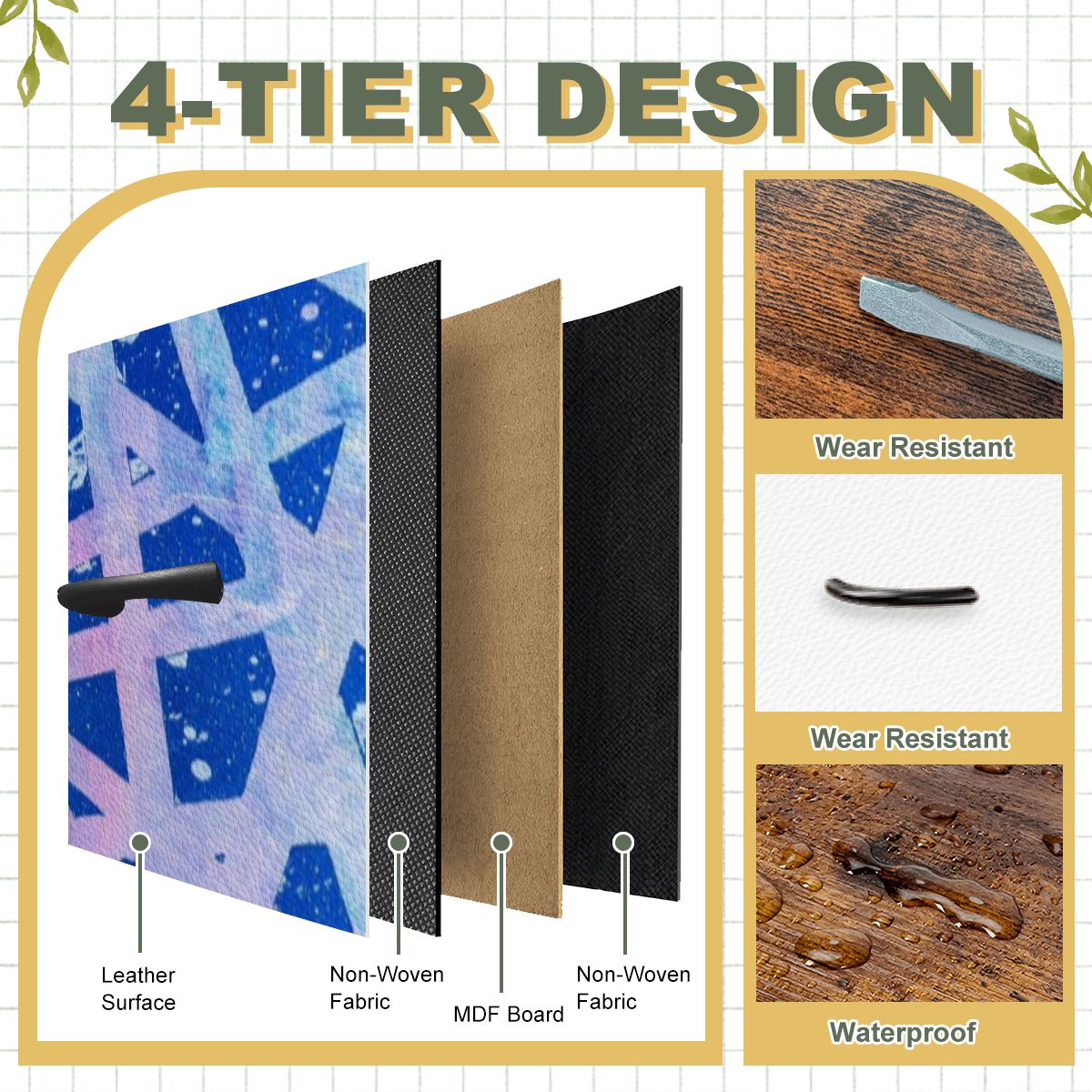 Gavin Scott TV Stand w/5 Drawer Dresser & Charging Station