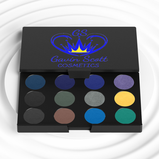 Gavin Scott Cosmetics Blue Eyeshadow Palette