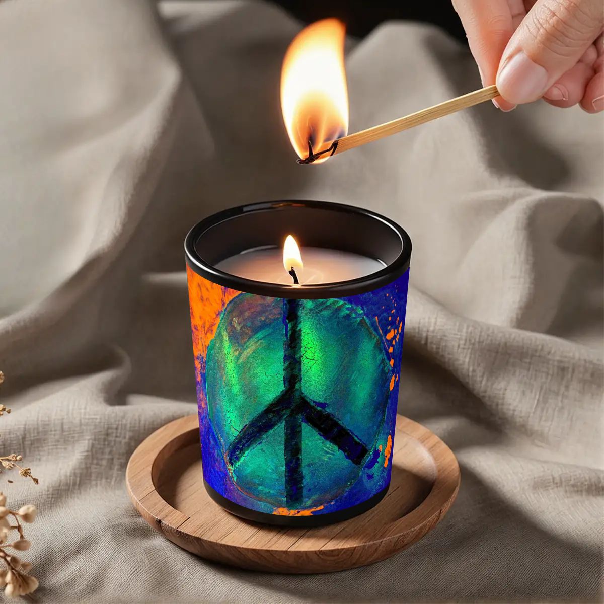 Gavin Scott Scented Black Jar Candle (6oz)