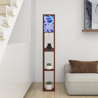 Gavin Scott Floor Lamp with Shelves (2 Colors)