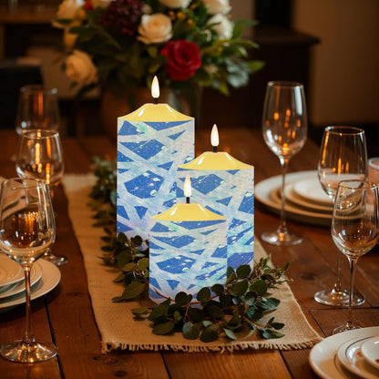 Gavin Scott Flameless Candles w/Remote (Set of 3)