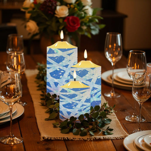 Gavin Scott Flameless Candles w/Remote (Set of 3)