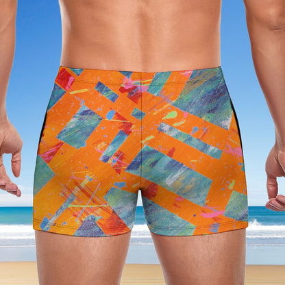 Gavin Scott Square Cut Swimming Trunks (Masc S-3XL)