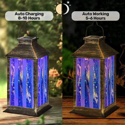 Gavin Scott Solar Powered Indoor/Outdoor Lantern