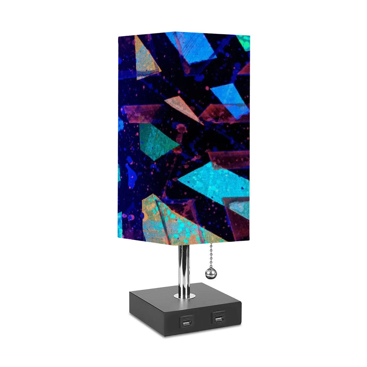 Gavin Scott Square Table Lamp with USB Port
