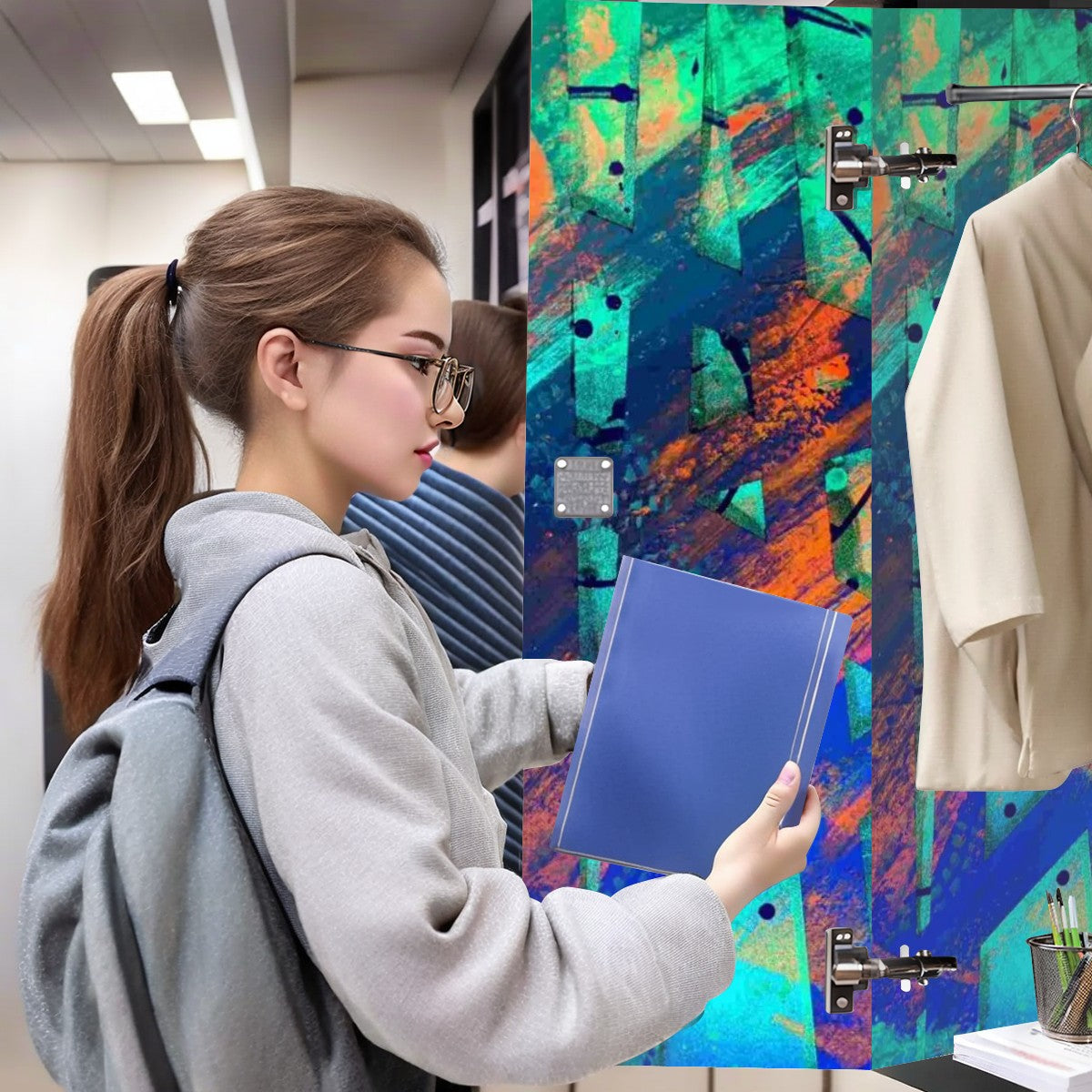 Gavin Scott Magnetic Locker Wallpaper 2 pcs