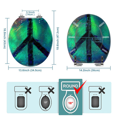 Gavin Scott Universal Toilet Seat w/Matching Soft-close Lid