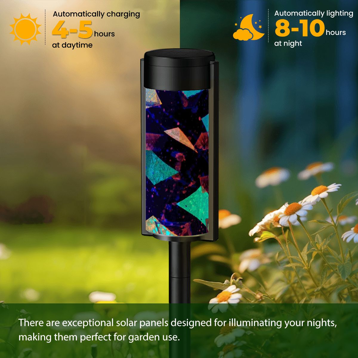 Gavin Scott Adjustable Outdoor Solar Lights (set of 4)