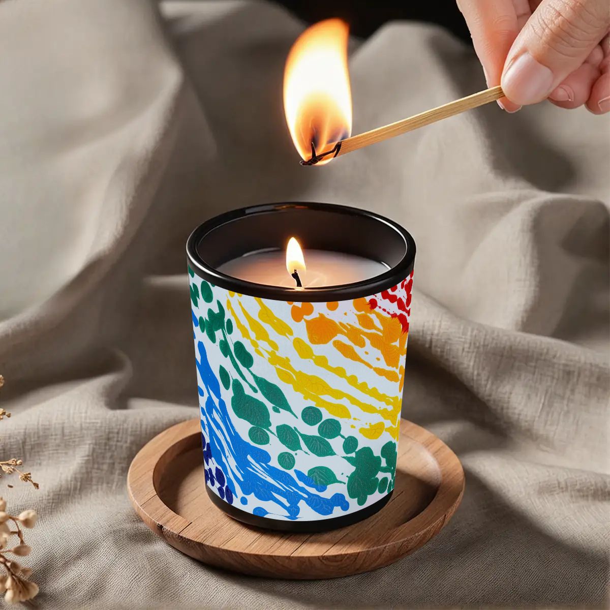 Gavin Scott Scented Black Jar Candle (6oz)