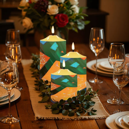 Gavin Scott Flameless Candles w/Remote (Set of 3)