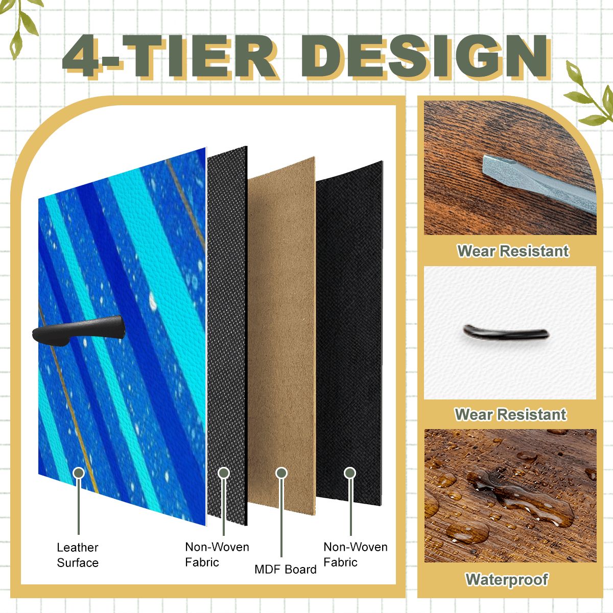 Gavin Scott TV Stand w/5 Drawer Dresser & Charging Station