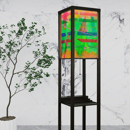 Gavin Scott Floor Lamp with Shelves (2 Colors)