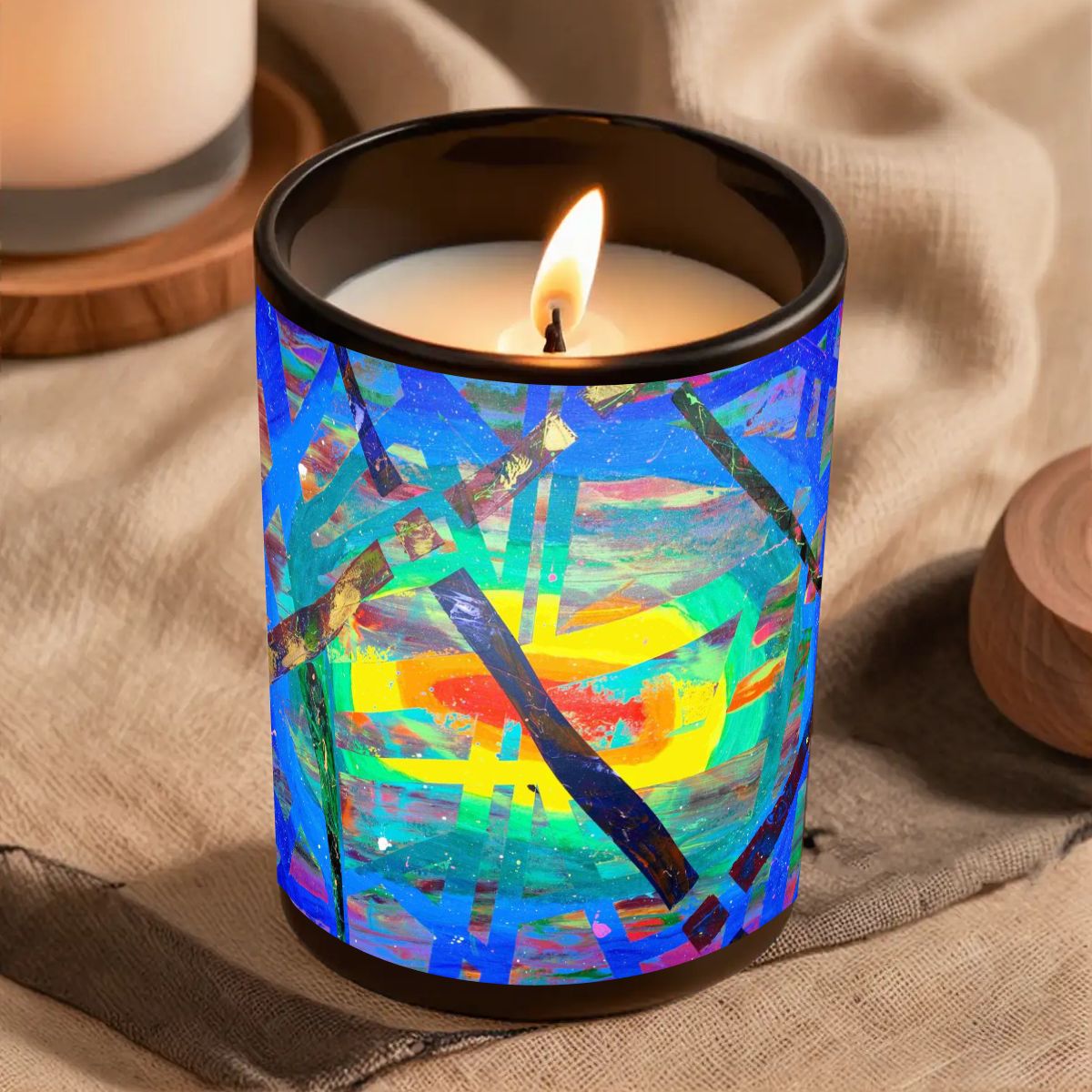 Gavin Scott Scented Black Jar Candle (6oz)