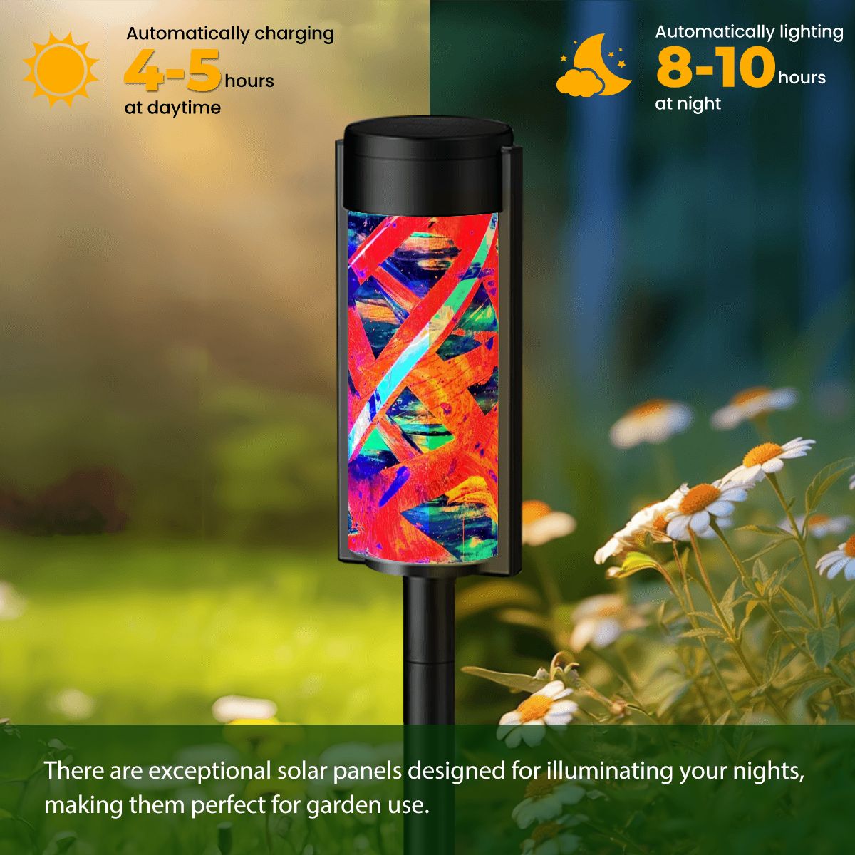 Gavin Scott Adjustable Outdoor Solar Lights (set of 4)