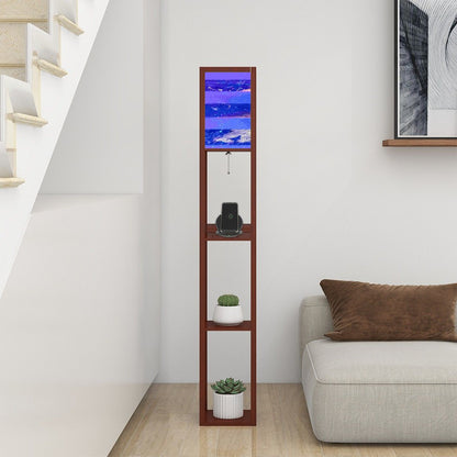 Gavin Scott Floor Lamp with Shelves (2 Colors)