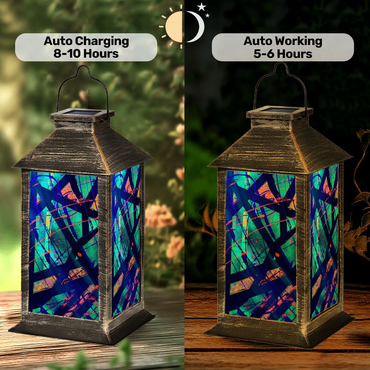 Gavin Scott Solar Powered Indoor/Outdoor Lantern