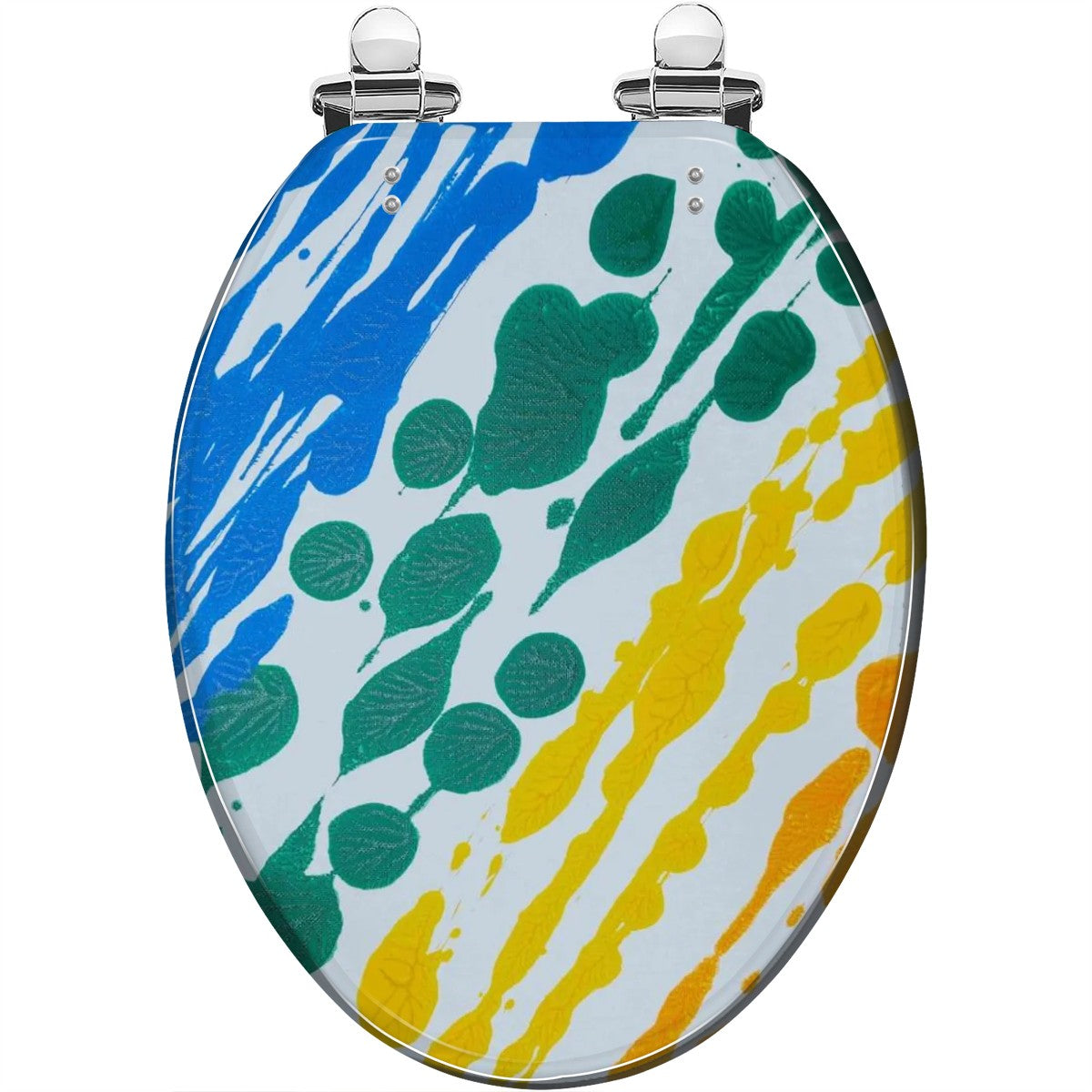 Gavin Scott Elongated Toilet Seat w/Matching Soft-close Lid (V-Shape)