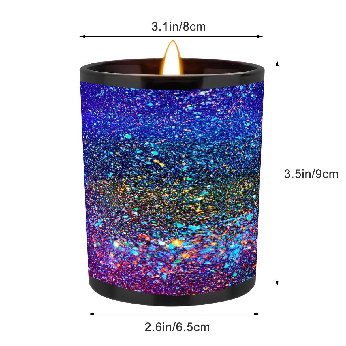 Gavin Scott Scented Black Jar Candle (6oz)