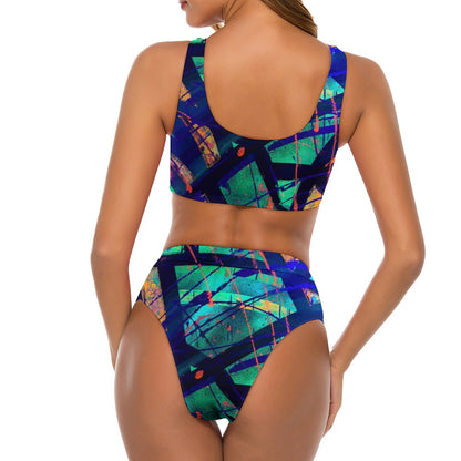 Gavin Scott Safflower Two-Piece Swimsuit (Femme S-2XL)