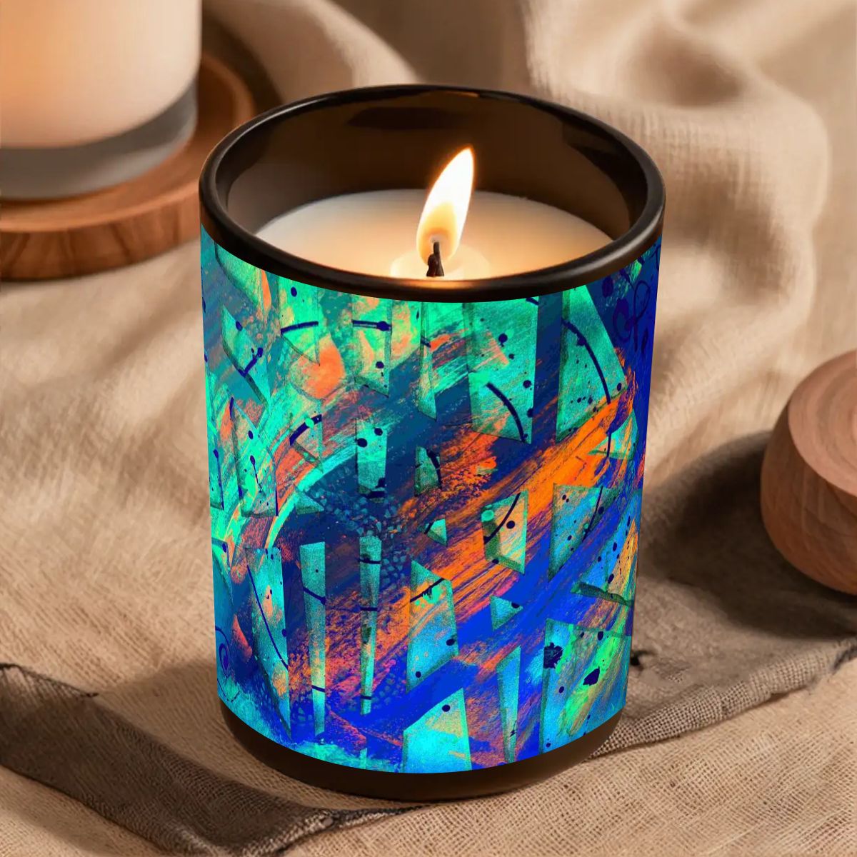 Gavin Scott Scented Black Jar Candle (6oz)