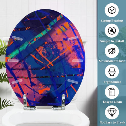 Gavin Scott Universal Toilet Seat w/Matching Soft-close Lid