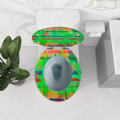 Gavin Scott Round Toilet Seat w/Matching Soft-close Lid (O-Shape)