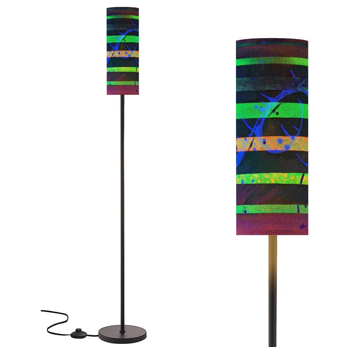 Gavin Scott Pillar Torch Floor Lamp