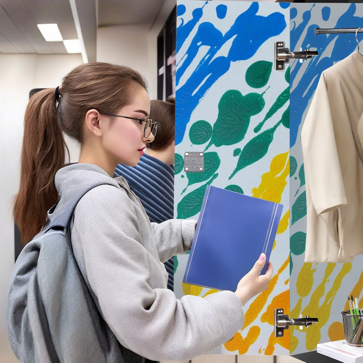 Gavin Scott Magnetic Locker Wallpaper 2 pcs