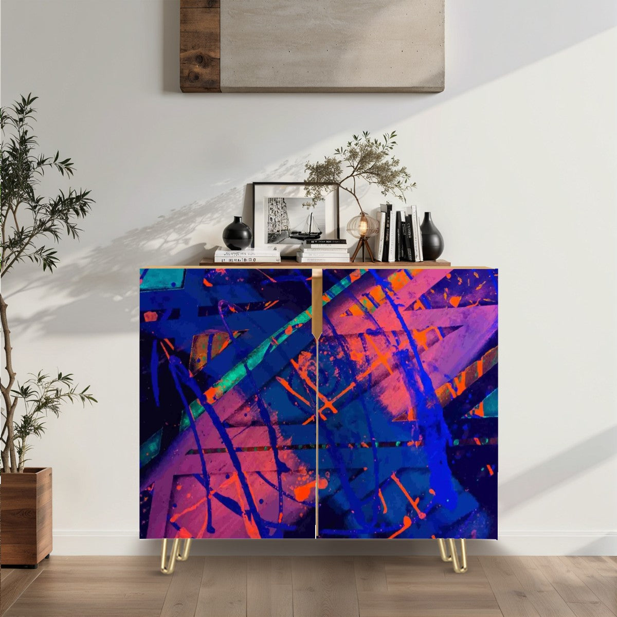 Gavin Scott Wooden Sideboard Cabinet