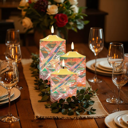 Gavin Scott Flameless Candles w/Remote (Set of 3)