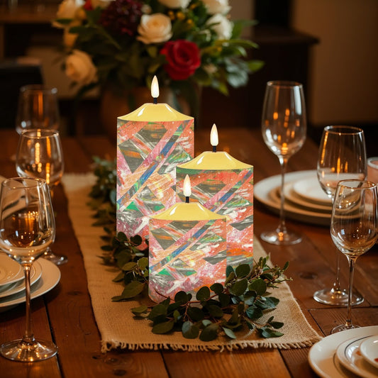 Gavin Scott Flameless Candles w/Remote (Set of 3)