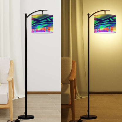 Gavin Scott Arc Floor Lamp w/Remote