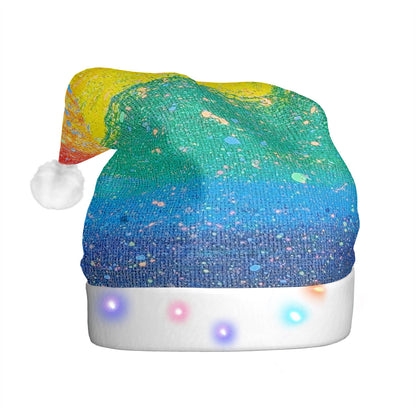 Gavin Scott PRIDE Glowing Plush Holiday Hat (Adult)