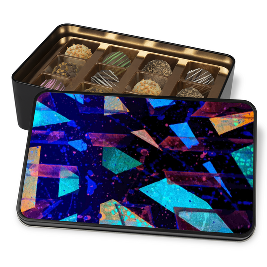 Gavin Scott Chocolate Truffle Keepsake Gift Tin (12 Count)