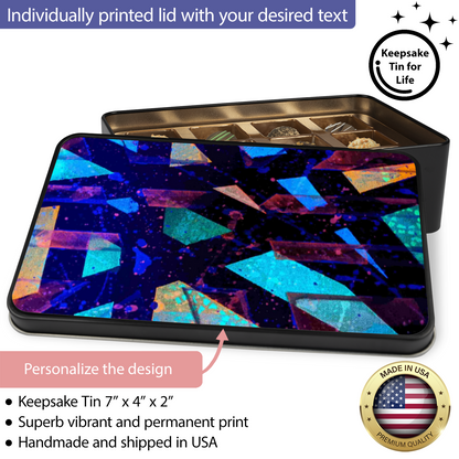 Gavin Scott Chocolate Truffle Keepsake Gift Tin (12 Count)