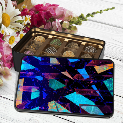 Gavin Scott Chocolate Truffle Keepsake Gift Tin (12 Count)