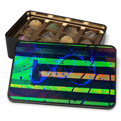 Gavin Scott Chocolate Truffle Keepsake Gift Tin (12 Count)