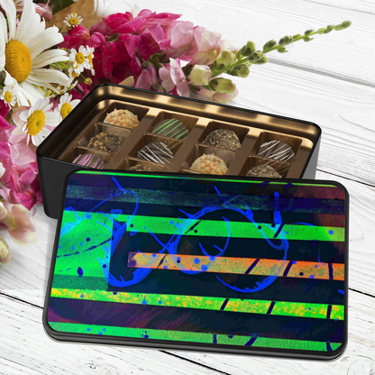 Gavin Scott Chocolate Truffle Keepsake Gift Tin (12 Count)