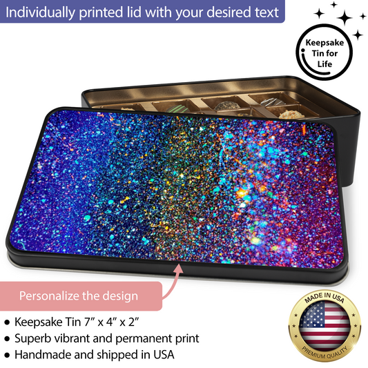 Gavin Scott Chocolate Truffle Keepsake Gift Tin (12 Count)