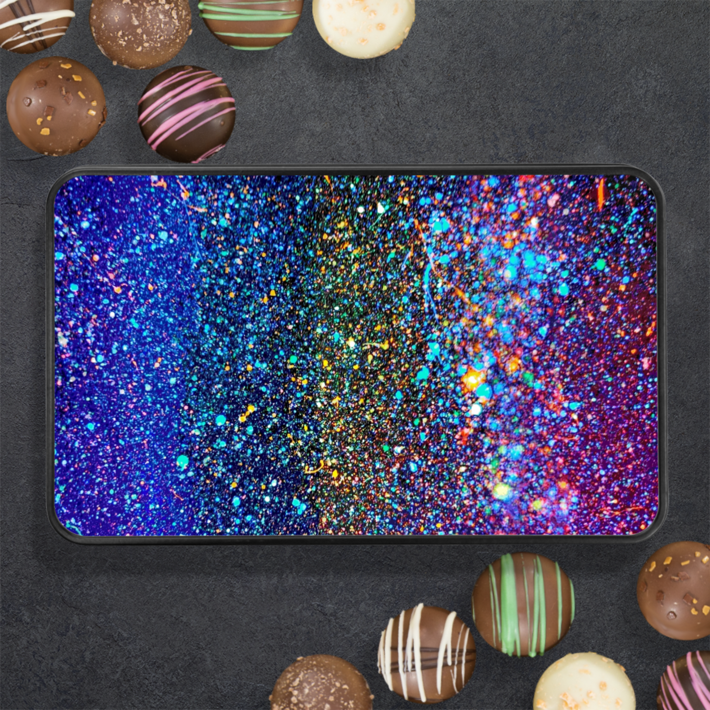 Gavin Scott Chocolate Truffle Keepsake Gift Tin (12 Count)