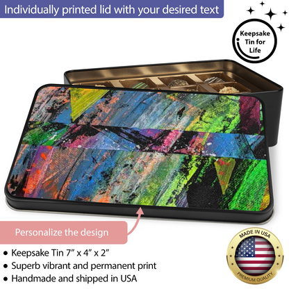 Gavin Scott Chocolate Truffle Keepsake Gift Tin (12 Count)